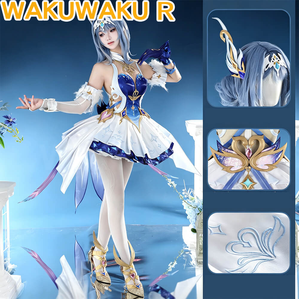 Game Genshin Impact Odette Cosplay Costume