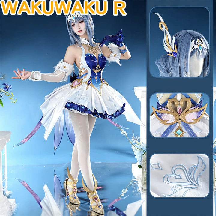 Game Genshin Impact Odette Cosplay Costume