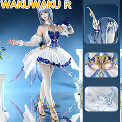 Game Genshin Impact Odette Cosplay Costume