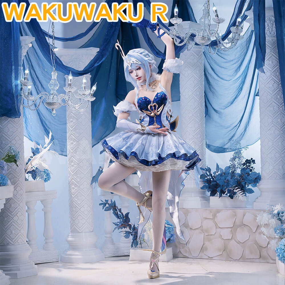 Game Genshin Impact Odette Cosplay Costume