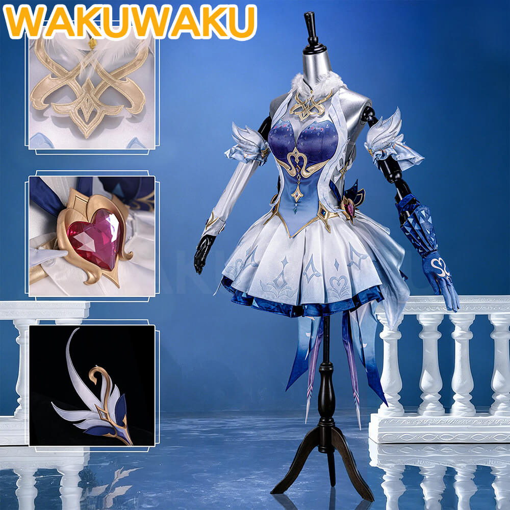 Game Genshin Impact Odette Cosplay Costume
