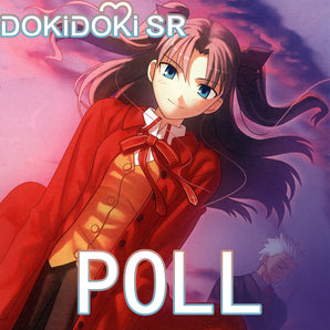 【POLL】$5 Deposit =10% OFF Coupon Dokidoki-SR Game Fate / stay night Cosplay Tohsaka Rin Costume