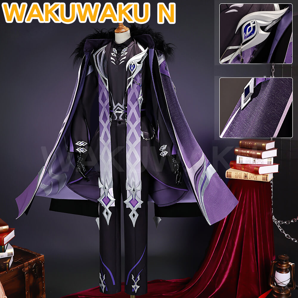 Game Genshin Impact Pantalone Cosplay Costume