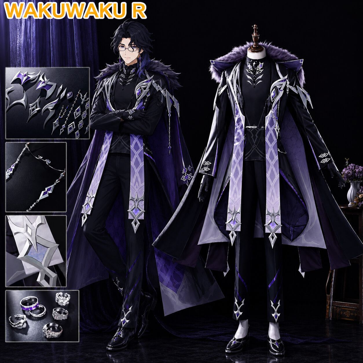Game Genshin Impact Pantalone Cosplay Costume