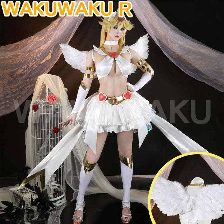 Stocking Panty Cosplay Anime Panty & Stocking with Garterbelt WakuWaku-R Women Stocking Cute Angel Wings