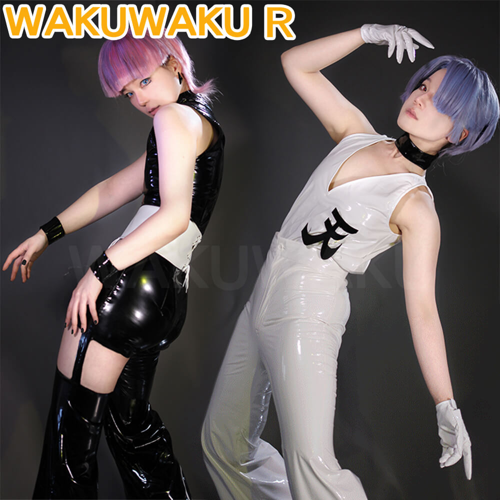【In Stock】Polyester Polyurethane Costume Anime Cosplay WakuWaku-R Angel Brother Stocking Panty