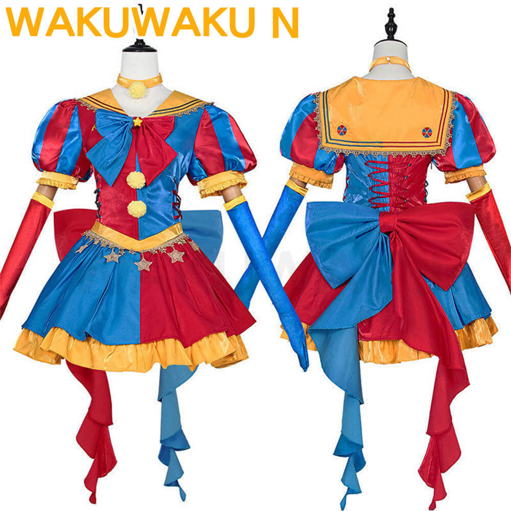 Pomni Ragatha Cosplay Costume Game The Freak Circus 