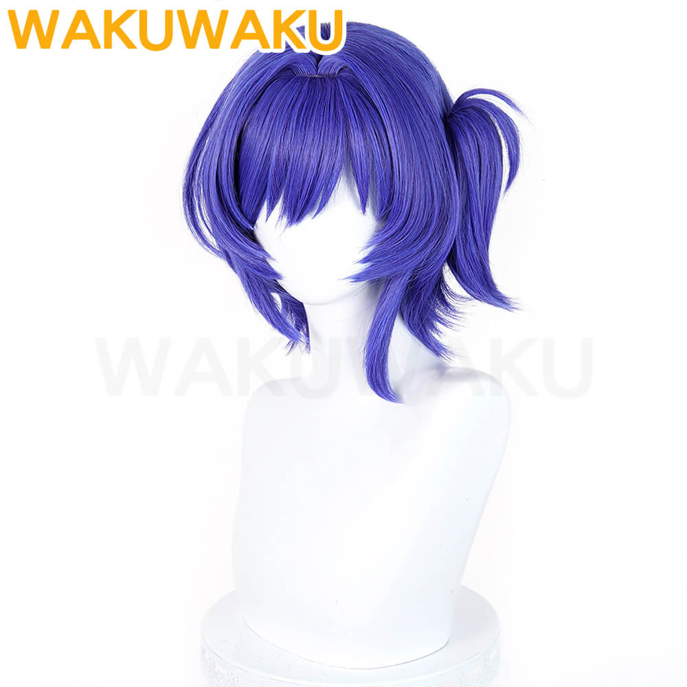 Game Genshin Impact Prune Wig Blue Hair Dornman Port‌ Prune