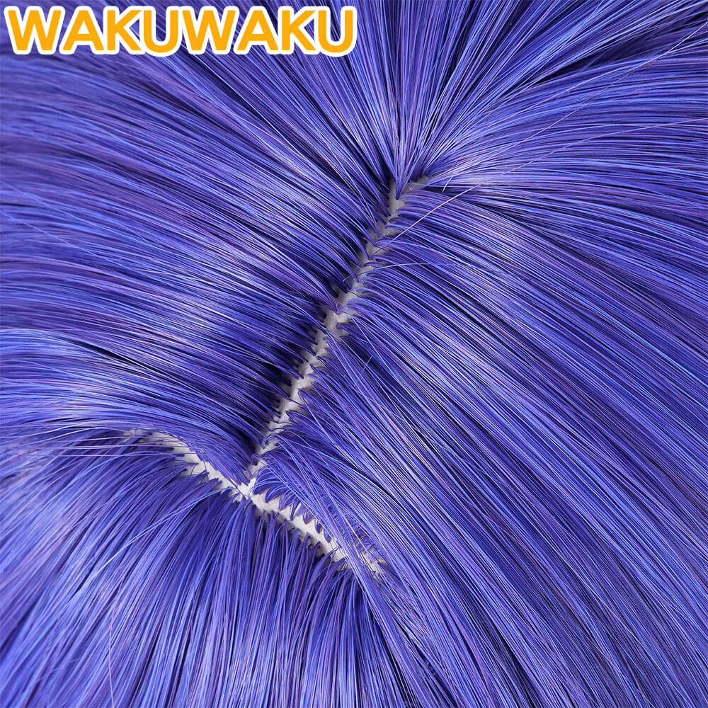 Game Genshin Impact Prune Wig Blue Hair