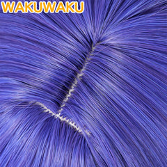 Game Genshin Impact Prune Wig Blue Hair