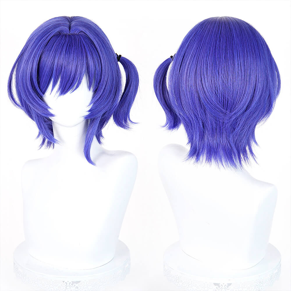 Game Genshin Impact Prune Wig Blue Hair Dornman Port‌ Prune