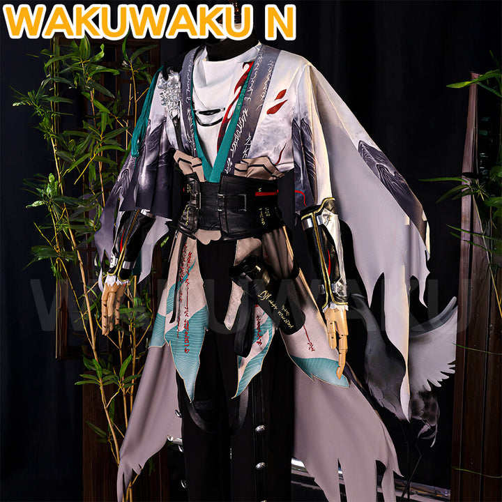 Qiuyuan Cosplay Game Wuthering Waves WakuWaku-N Men Ancient Style Costume Halloween