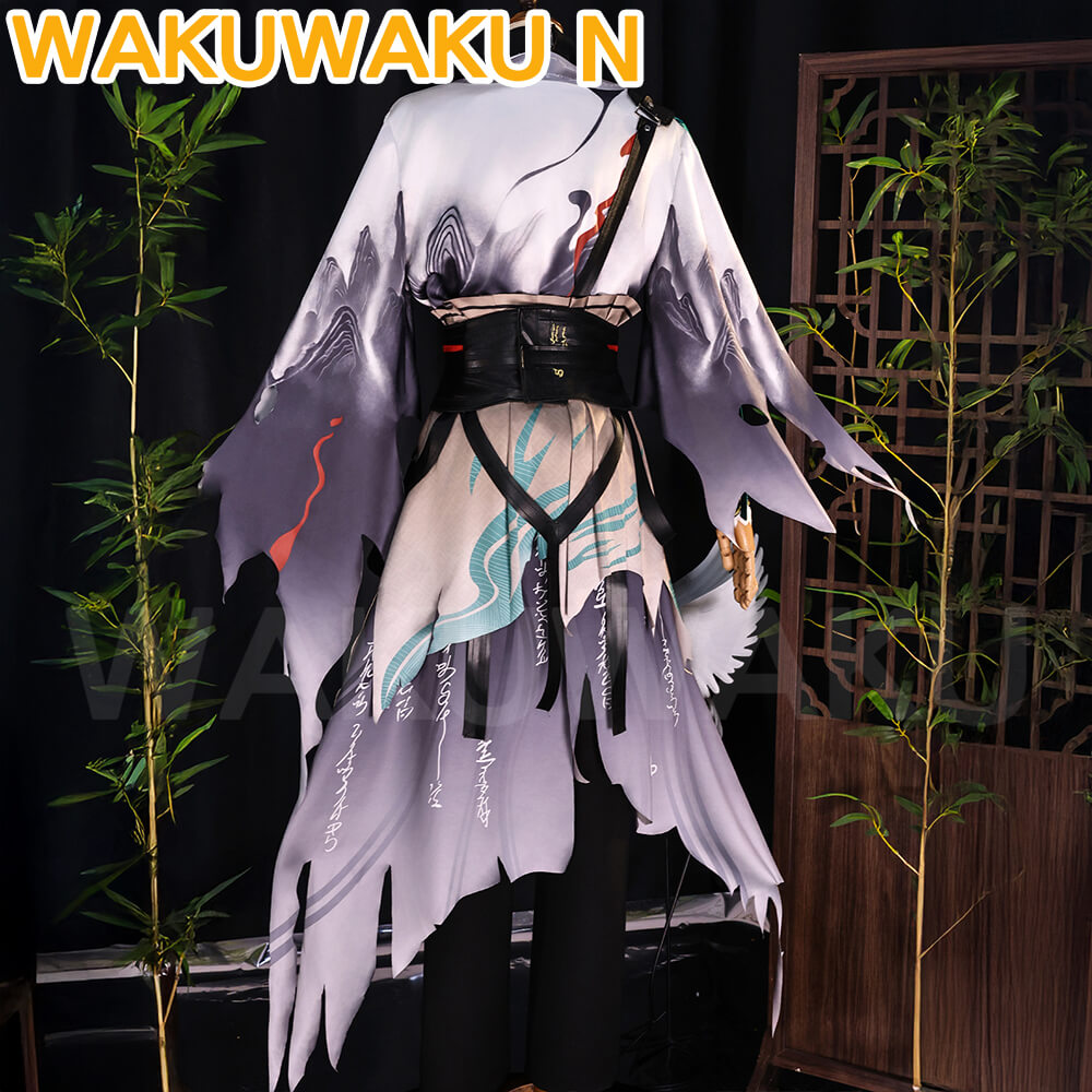 Qiuyuan Cosplay Game Wuthering Waves WakuWaku-N Men Ancient Style Costume Halloween