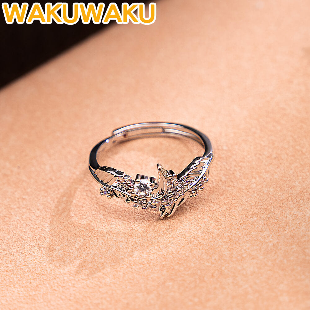 MC Sylus Caleb Rafayel Xavier Zayne Cosplay Props Rings Game Love and Deepspace WakuWaku Bridal Wedding Rings Sylus Halloween