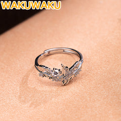 MC Sylus Caleb Rafayel Xavier Zayne Cosplay Props Rings Game Love and Deepspace WakuWaku Bridal Wedding Rings Sylus Halloween