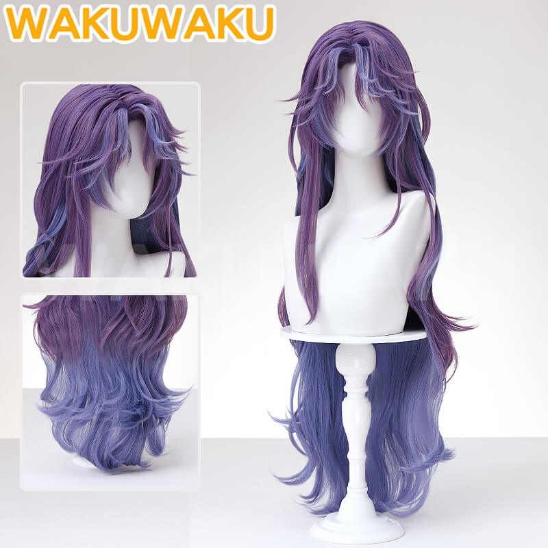 Rafayel MC Wig Game Love and Deepspace Cosplay Wig WakuWaku Women Men Women Long Hair Gradient Rafayel Cosplay Free Wig Cap