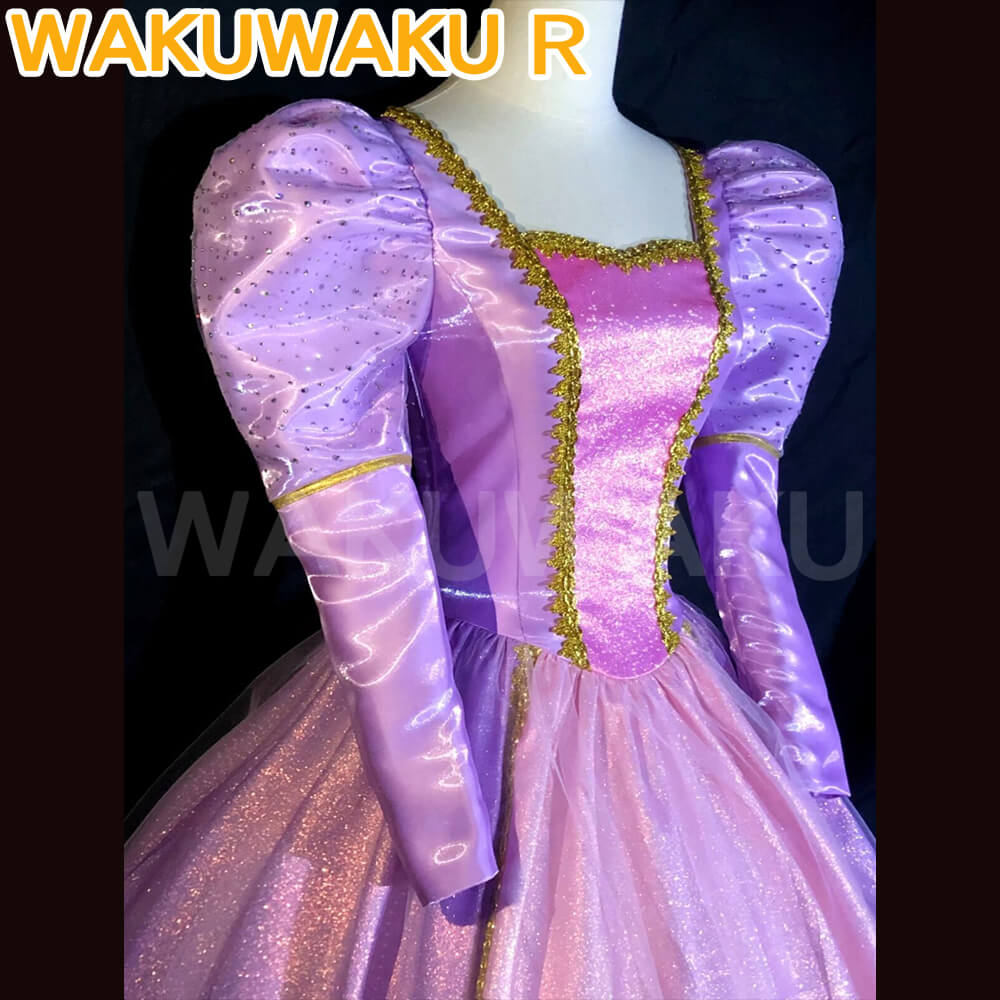 WakuWaku-R Women Princess Cosplay Dress Girl Girlhood Dream Pink Dress