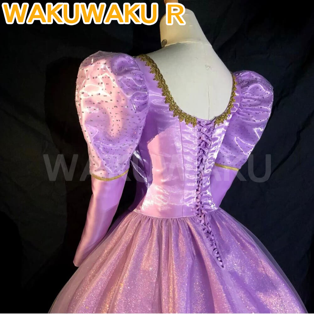 WakuWaku-R Women Princess Cosplay Dress Girl Girlhood Dream Pink Dress