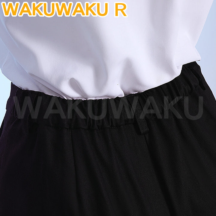 Reze Cosplay Costume Game Cosplay WakuWaku-R Chainsa Halloween Reze Cosplay Whit Shirt Tie Women Uniform Cosplay Costume