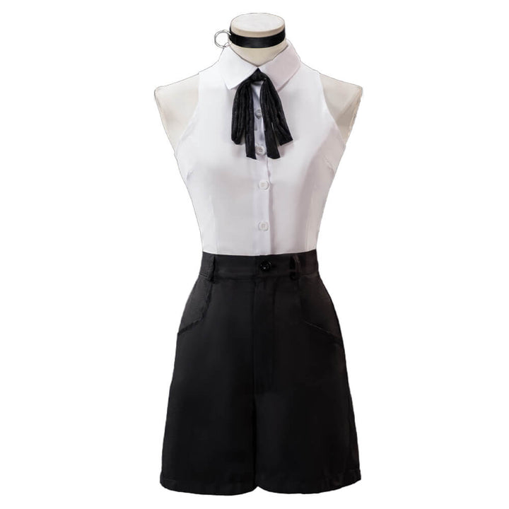 【In Stock】Reze Cosplay Costume Game Cosplay WakuWaku-N Halloween Shirt Women Uniform