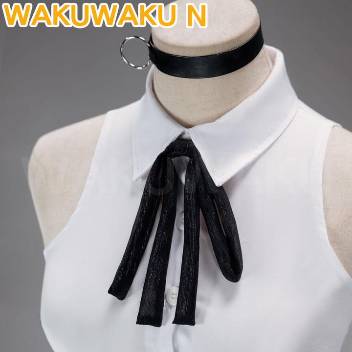 【In Stock】Reze Cosplay Costume Game Cosplay WakuWaku-N Halloween Shirt Women Uniform