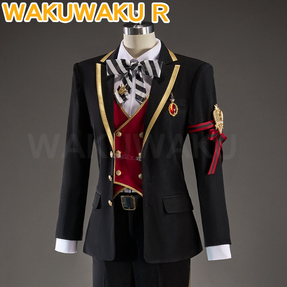 Riddle Rosehearts Cosplay Costume Game Disney Twisted-Wonderland