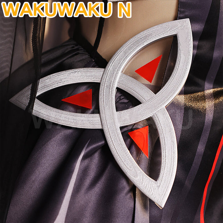Ronova Cosplay Game Genshin Impact WakuWaku-N Women Dress Ronova Ruler of Death Halloween