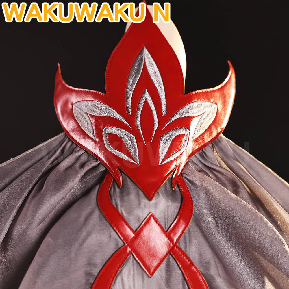 Ronova Cosplay Game Genshin Impact WakuWaku-N Women Dress Ronova Ruler of Death Halloween