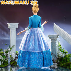 【S-3XL】WakuWaku-SR Rosella Princess Cosplay Dress Girl Girlhood Dream Peacock