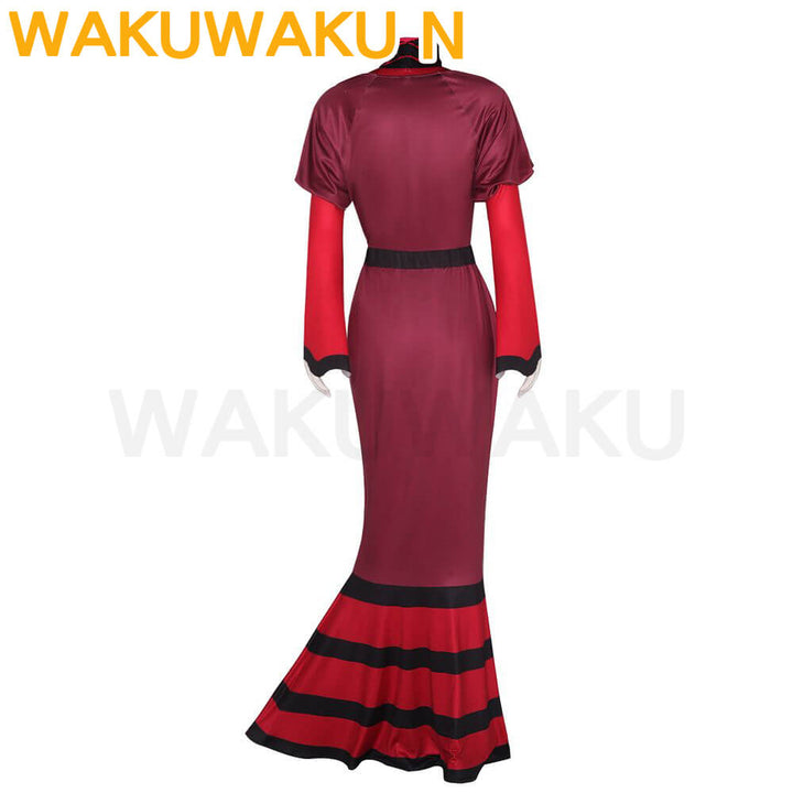 【In Stock】【S-2XL】Rosie Cosplay Costume Anime Cosplay WakuWaku-N Women Sexy Red Dress