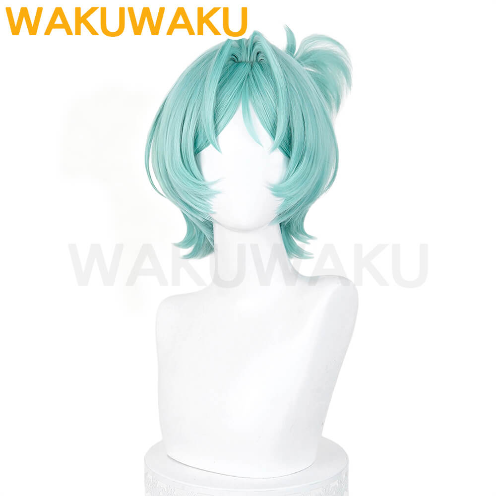【In Stock】WakuWaku Game Zenless Zone Zero Roxy Cosplay Wig ZZZ Green Hair