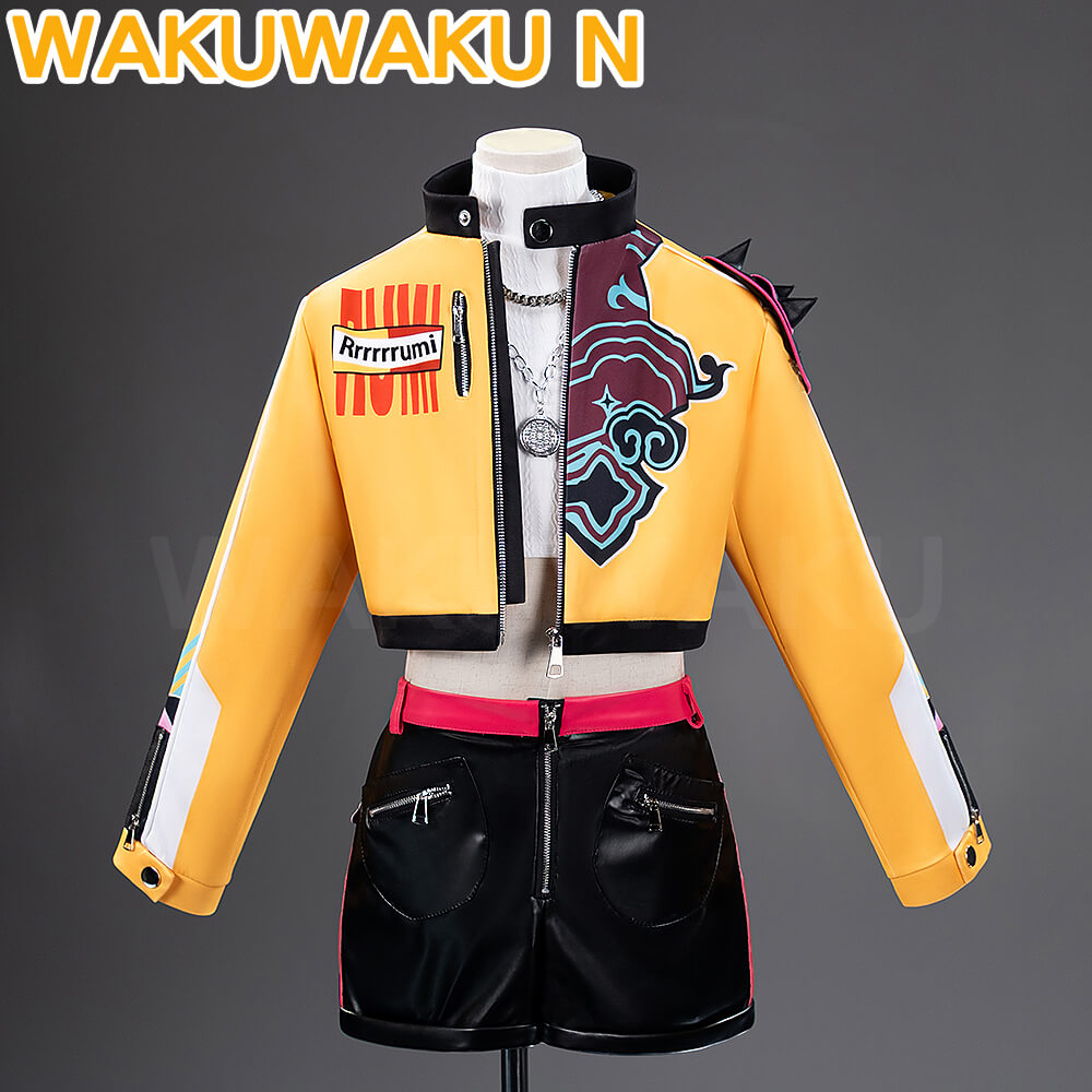 【Girls Ver】In Stock Rumi Cosplay Costume Cosplay WakuWaku-N Girls Halloween Family Cosplay