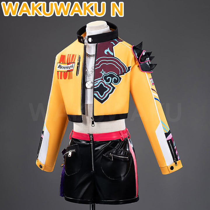 【Girls Ver】In Stock Rumi Cosplay Costume Cosplay WakuWaku-N Girls Halloween Family Cosplay