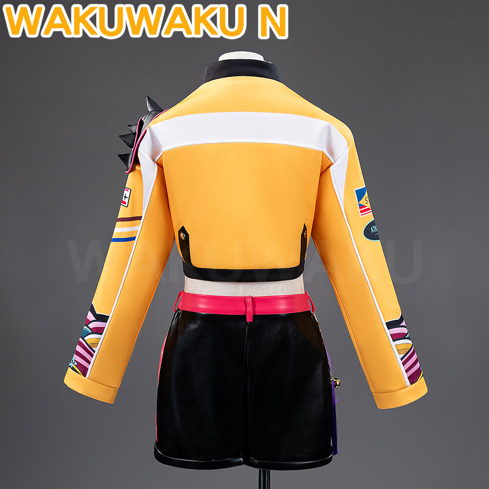 【Girls Ver】In Stock WakuWaku-N Movie Anime Kpop Killer Girls Cosplay Costume Yellow Series