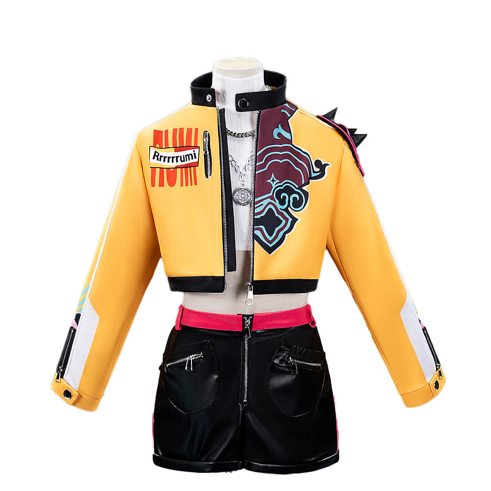 【Girls Ver】In Stock WakuWaku-N Movie Anime Kpop Killer Girls Cosplay Costume Yellow Series