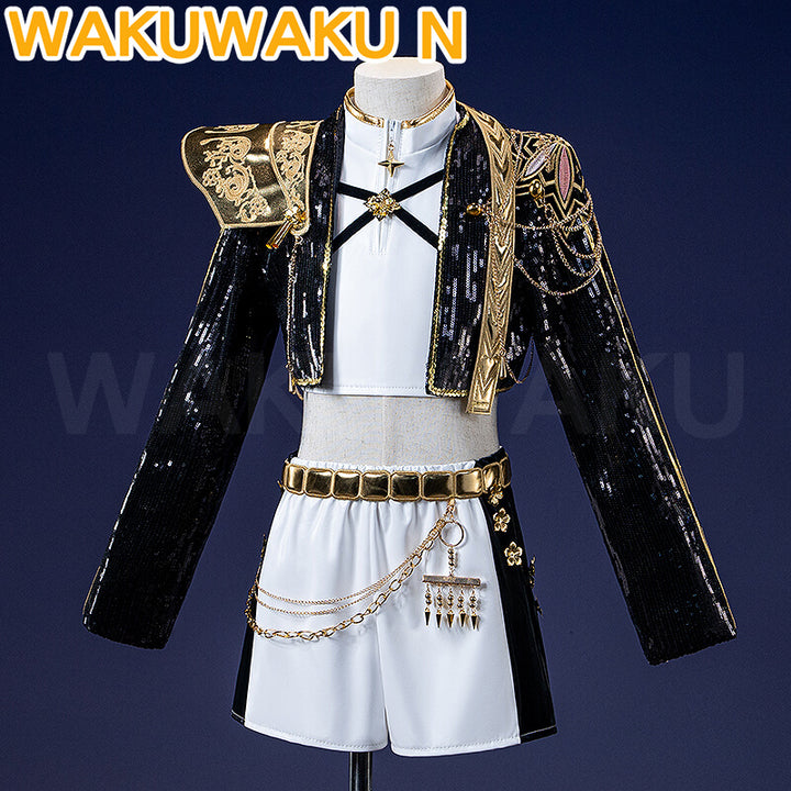 【Children Ver】In Stock Rumi Cosplay Costume WakuWaku-N Kids Halloween