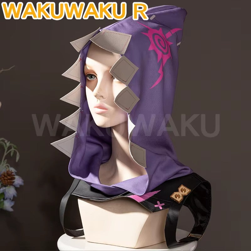【In Stock】WakuWaku-R Game LOL Jinx Hoodie Cosplay Arcane Costume