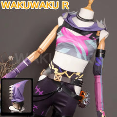 【In Stock】WakuWaku-R Game LOL Jinx Hoodie Cosplay Arcane Costume
