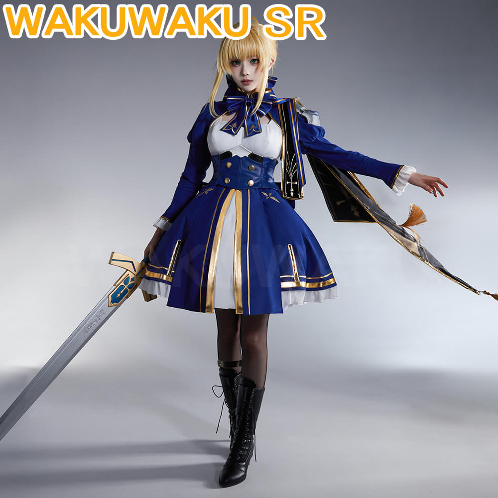 【In Stock】Game Honkai: Star Rail Saber Cosplay HSR Blue Dress