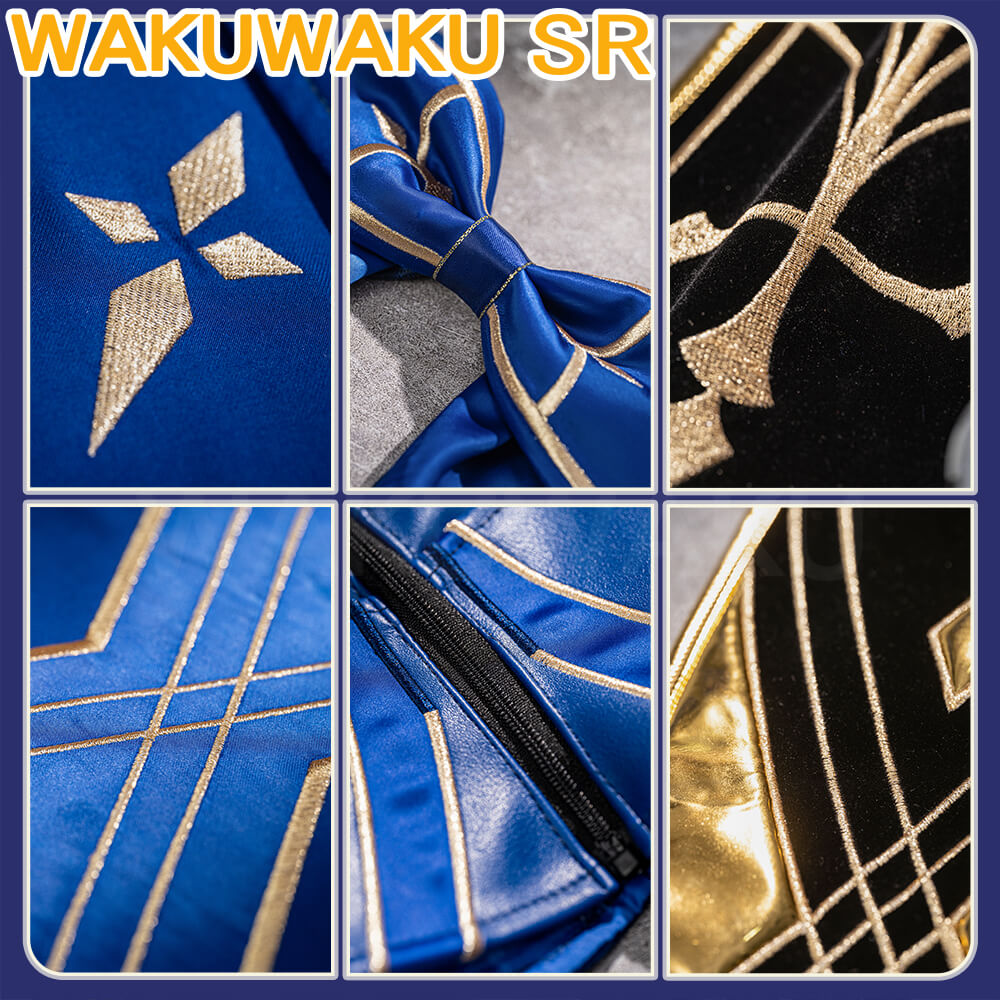 【In Stock】Game Honkai: Star Rail Saber Cosplay HSR Blue Dress