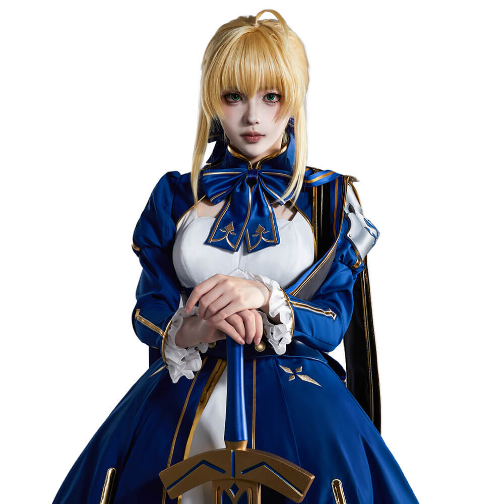 【In Stock】Game Honkai: Star Rail Saber Cosplay HSR Blue Dress