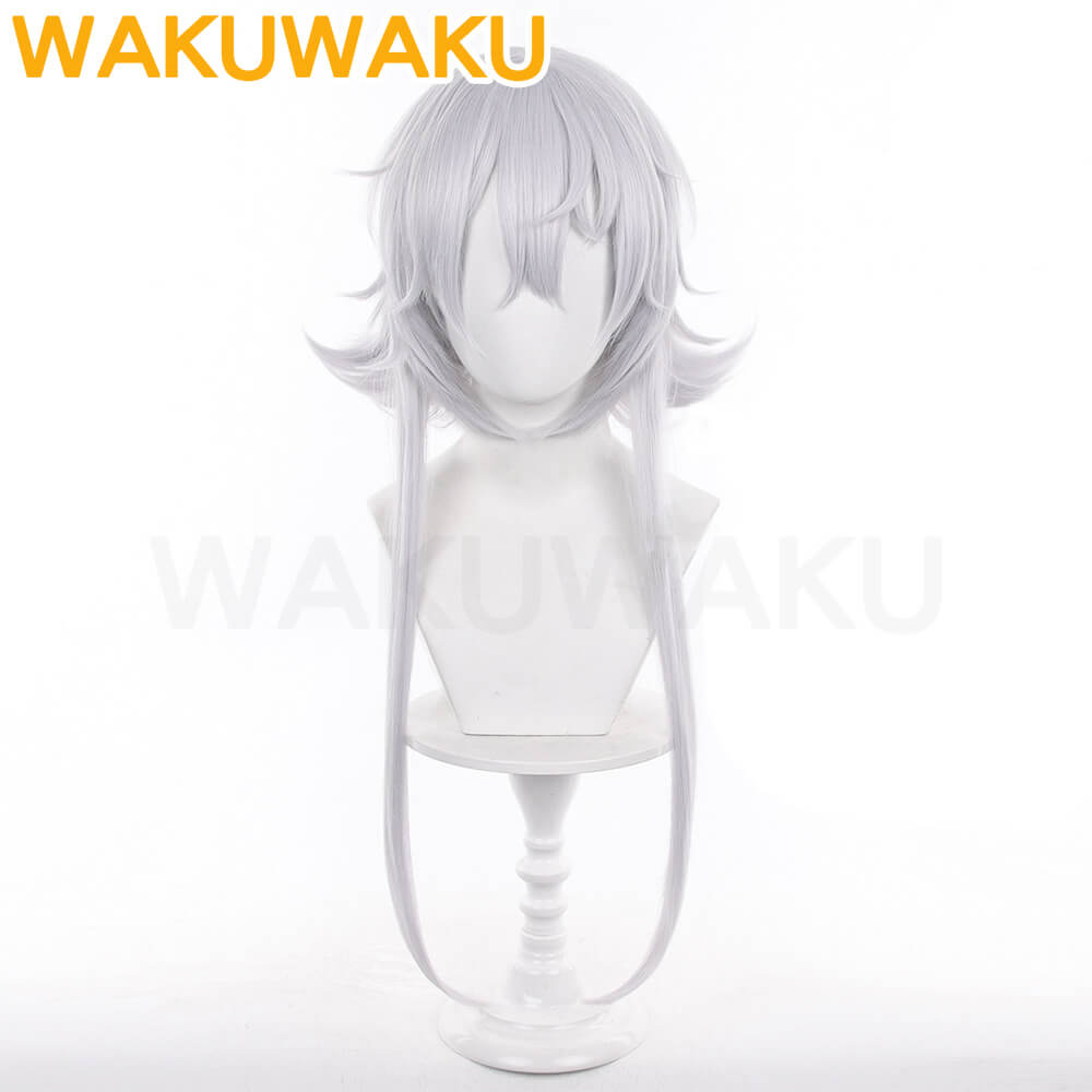 【In Stock】WakuWaku Game Neverness to Everness Sakir Wig Grey Long Hair 70cm