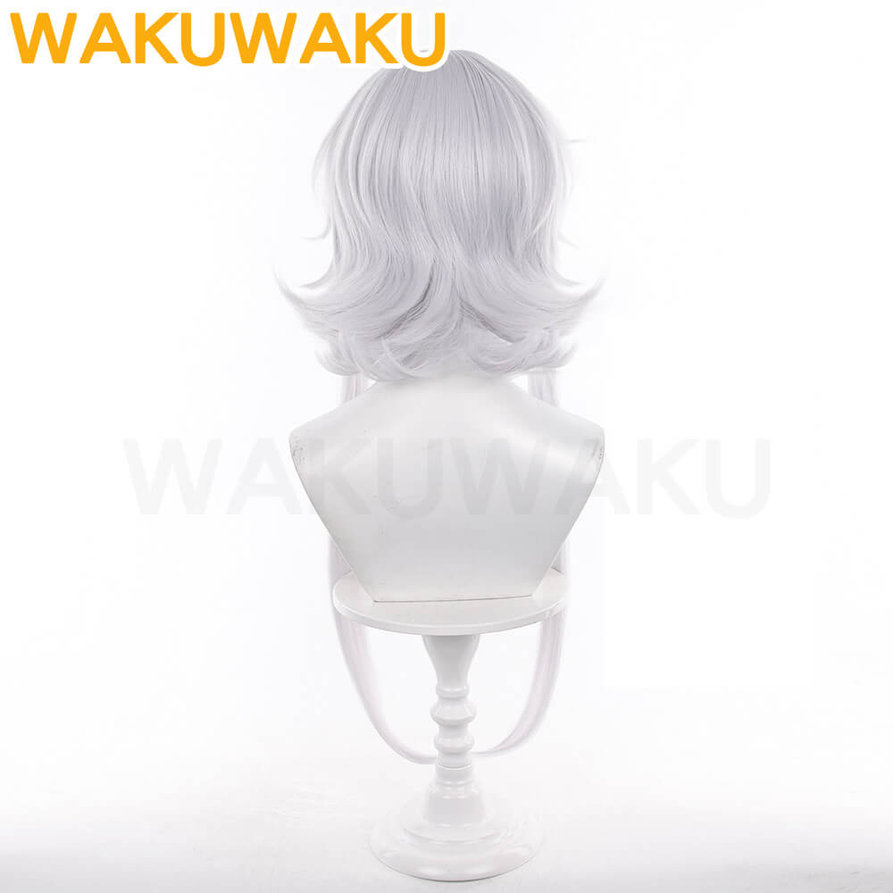 【In Stock】WakuWaku Game Neverness to Everness Sakir Wig Grey Long Hair 70cm