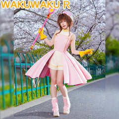 Anime Card Captor Sakura Cosplay Sakura Costume 
