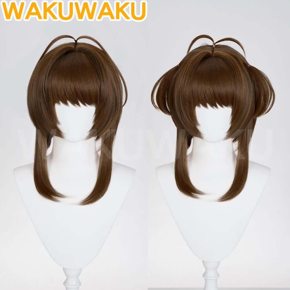Sakura Cosplay Wig Anime Card Captor Sakura Brown Hair