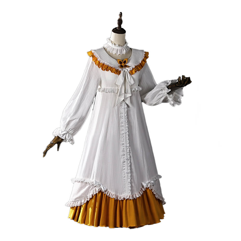 Game Genshin Impact Sandrone Cosplay White Pajamas