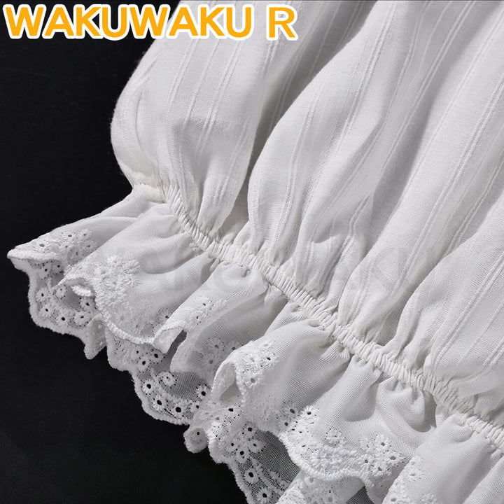 Game Genshin Impact Sandrone Cosplay White Pajamas