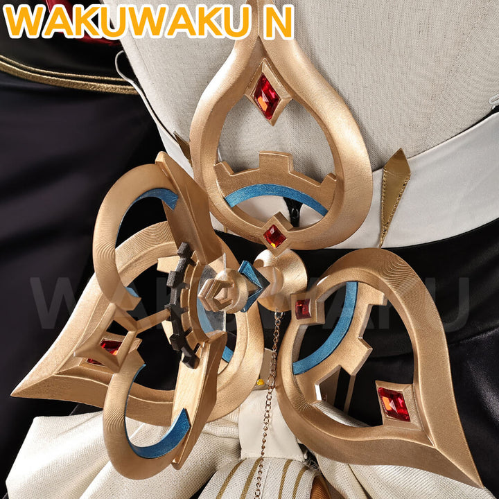 Sandrone Cosplay Costume Game Genshin Impact WakuWaku-N Women Dress Sandrone Halloween Cosplay Marionette Plus Size Wig