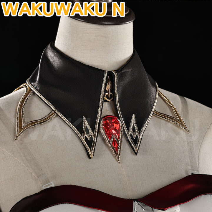 Sandrone Cosplay Costume Game Genshin Impact WakuWaku-N Women Dress Sandrone Halloween Cosplay Marionette Plus Size Wig