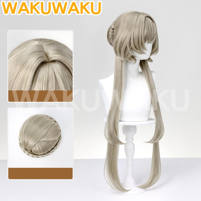 Sandrone Wig Game Genshin Impact WakuWaku Women Hair Halloween High Heat Wig